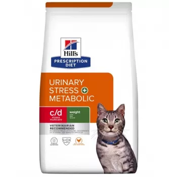 HILL'S PD Feline Urinary Stress + Metabolic c/d - Sausas kačių ėdalas - 1,5 kg