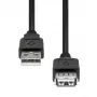 ProXtend USB2AAF-003 3 m USB A (vyriškas) į USB A (moteriškas) ilginimo laidas, juodas