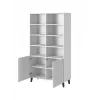 Shelving unit PAFOS 100x40x176.5 cm baltas matinis