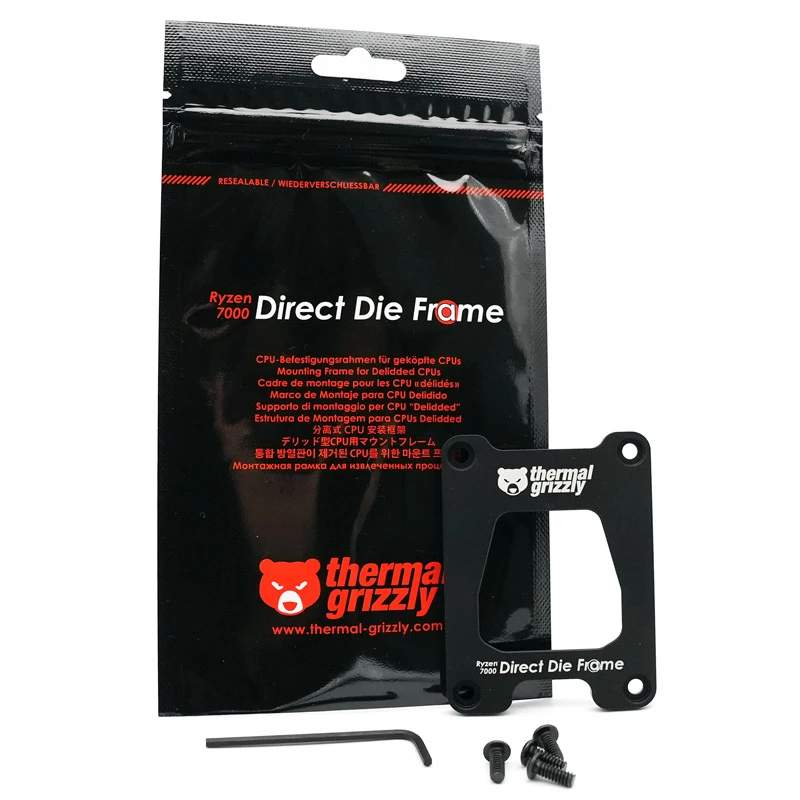 Thermal Grizzly Ryzen 7000 Direct Die Frame – juodas