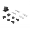 DeLOCK Easy 45 skirstomoji dėžė, 4×22,5×45 mm arba 2×45×45 mm, metalinė, juoda