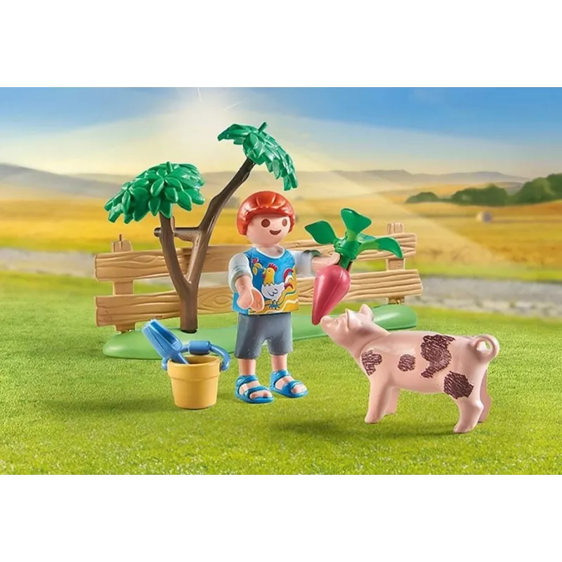 Playmobil 71443 Country: Daržovių sodas su seneliais
