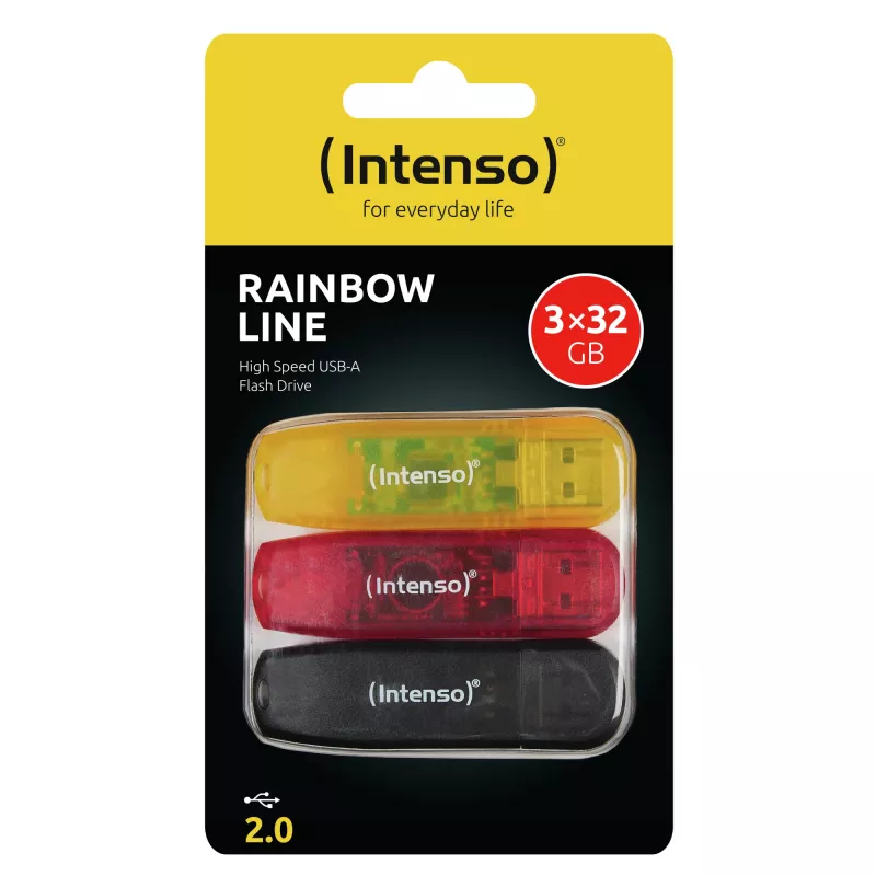 USB atmintukas Intenso Rainbow 32GB USB Type-A 2.0