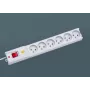 Lestar LX 610 1L 3,0 m pilkas – apsauginis kištukinis lizdas su vienu lizdu ir 3,0 m laidu