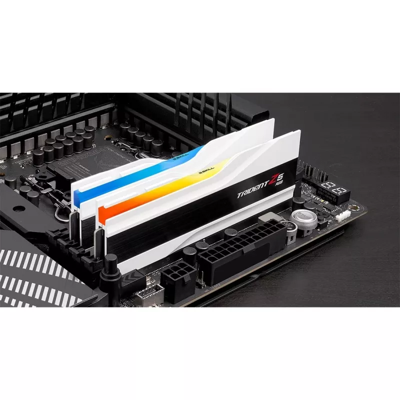 DIMM 32 GB DDR5-7200 (2x 16 GB) Dual-Kit, Arbeitsspeicher weiß, F5-7200J3445G16GX2-TZ5RW, Ripjaws M5 RGB, INTEL XMP