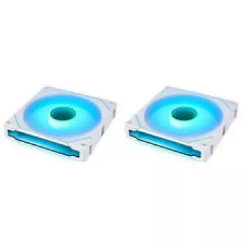 Lian Li UNI FAN SL-INF 140 ARGB Reverse Blade PWM ventiliatorių rinkinys, baltas