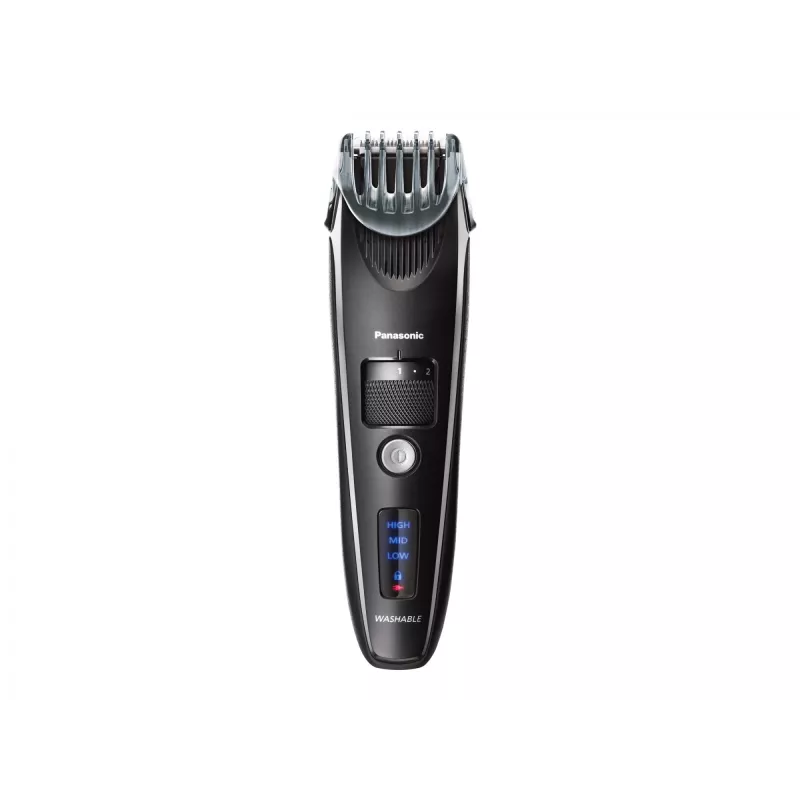 Barzdos kirpimo mašinėlė Panasonic ER-SB40-K803 — 0,5–10 mm, 19 žingsnių, Li-Ion, belaidė/AC, juoda