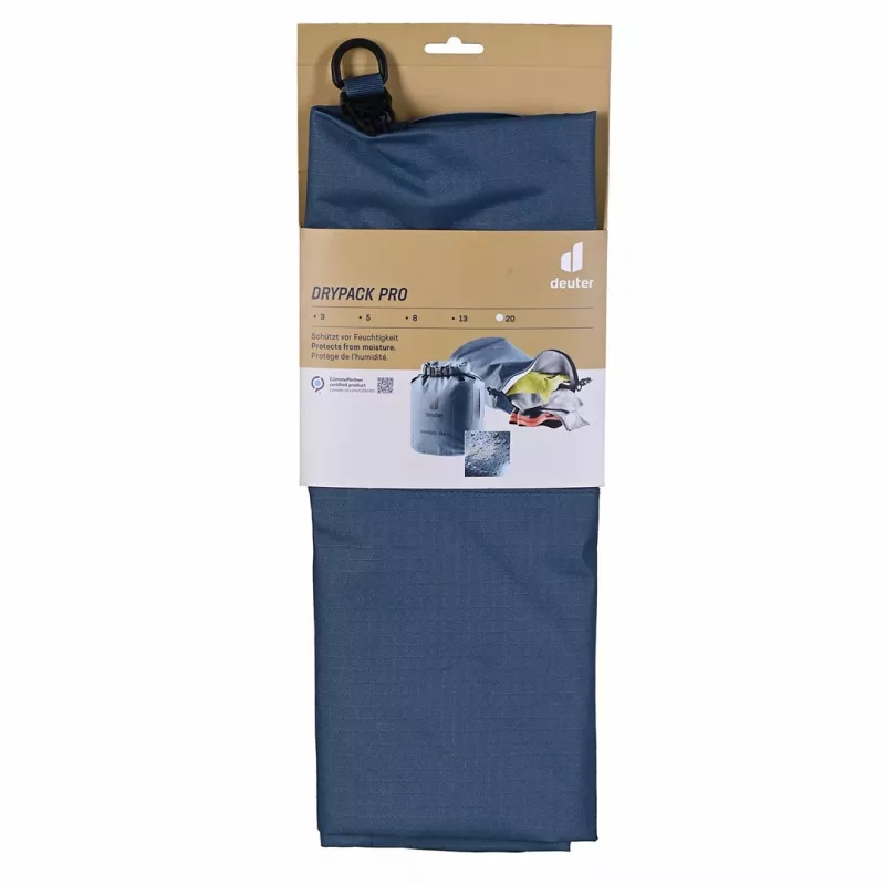 Vandeniui atsparus krepšys DEUTER Drypack Pro 20 – 20 L, užsegimas su užlenkimu, suvirintos siūlės
