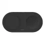 Belkin WIZ021VFBK - 2-in-1 belaidžio įkrovimo stotelė su Qi2 technologija 15 W, juoda