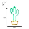 Dekoratyvinis neoninis ženklas MANTA SNL07GNT Cactus Green Yellow