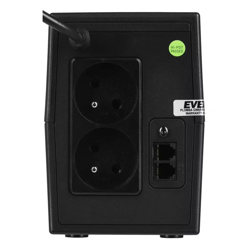 Ever EASYLINE 850 AVR USB linijinis-interaktyvus UPS 0,85 kVA 480 W 2 AC lizdai