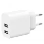 Gembird TA-UC-2A12-01 USB įkroviklis 2×USB 2.4A 24W baltas
