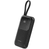 CANYON OnPower 101 įmontuotu kabeliu 10000 mAh PD22.5W Juoda
