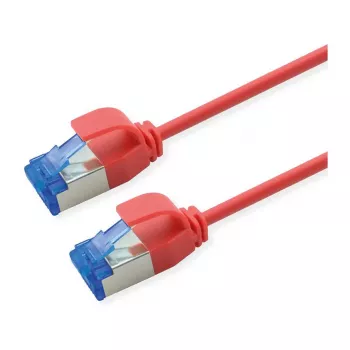 ROLINE Patch Cable Cat.6A (Class EA) S/FTP (PiMF), LSOH, PoE, raudonas, 3 m