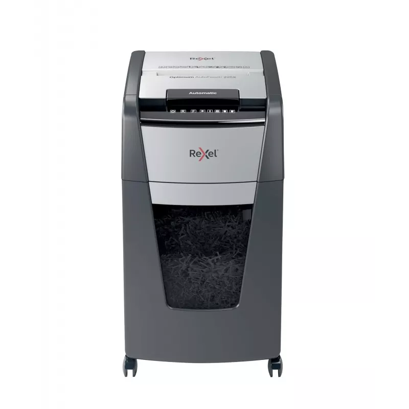 Rexel Optimum AutoFeed+ 225X automatinis kryžminio pjovimo popieriaus smulkintuvas P4
