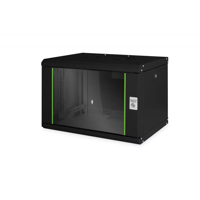 Sieninis 19 inch stovas Digitus DN-19 07-U-SW, 7U, juodas