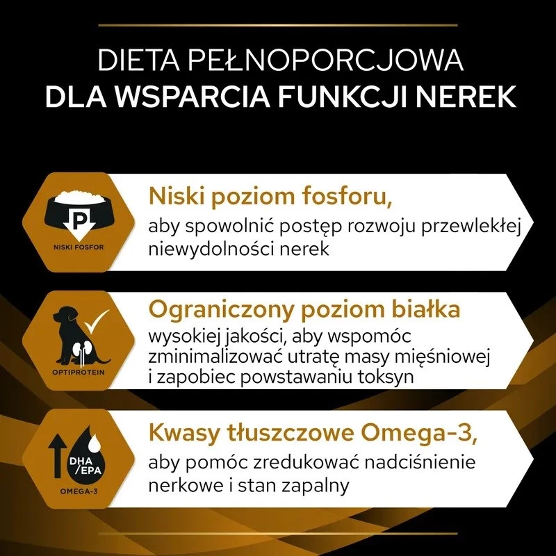 Šlapias šunų ėdalas PURINA Pro Plan Veterinary Diets NF Renal Function terapinis, kiauliena, 400 g skardinė