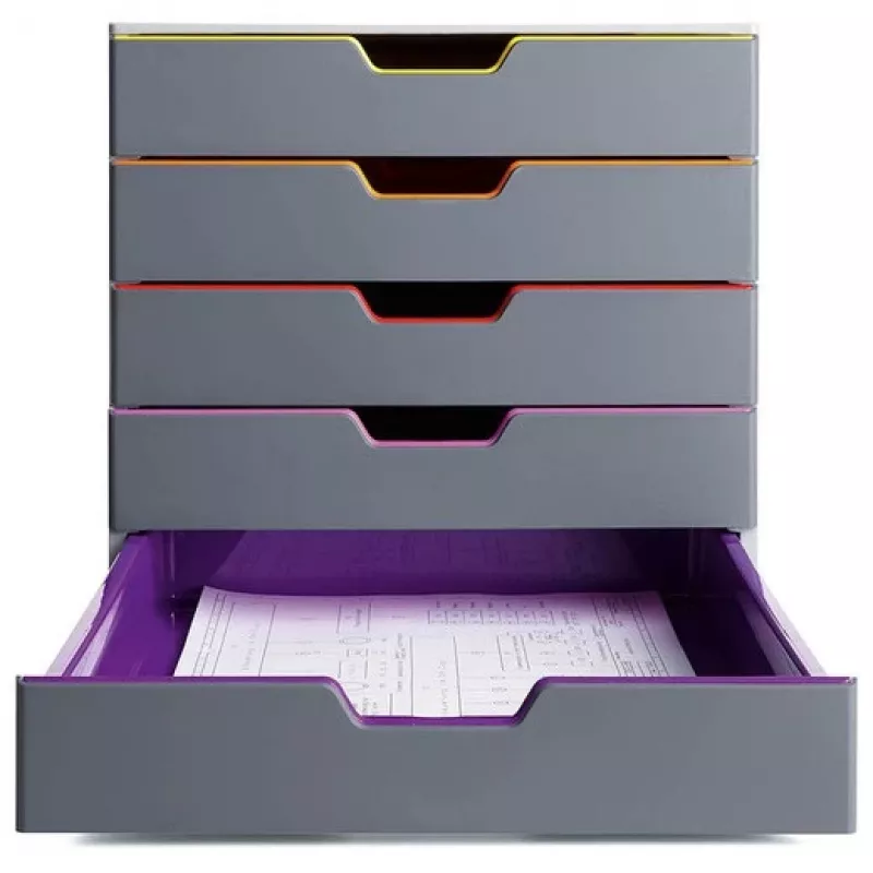Dėžutė su stalčiais Durable VARICOLOR 5
