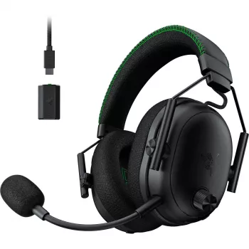 Razer BlackShark V3 Pro for Xbox, žaidimų ausinės juodos, ANC, 2,4 GHz adapteris, Bluetooth, USB, 3,5 mm lizdas