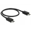 USB kabelis DeLOCK 83570 USB 2.0 0,3 m USB B juodas