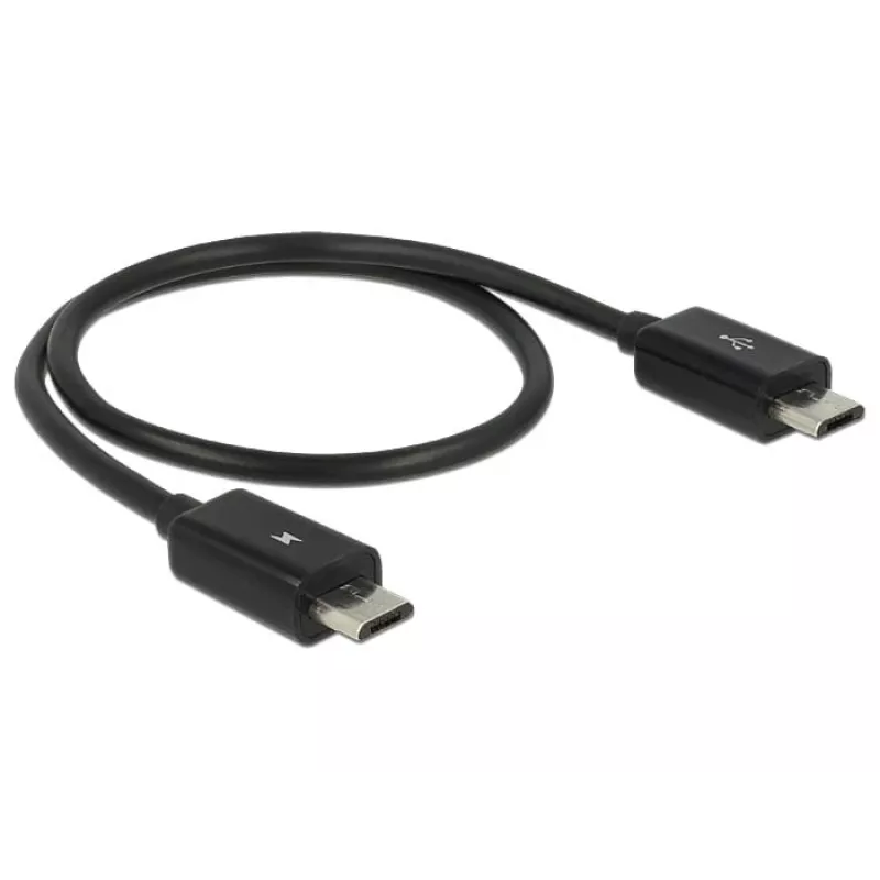 USB kabelis DeLOCK 83570 USB 2.0 0,3 m USB B juodas