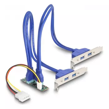 DeLOCK 61066 Vidinė USB 3.2 Gen 1 adapter M.2 kištukinis juodas