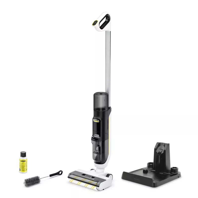 Grindų valiklis trys viename Karcher FCV 3 1.056-122.0 — sausas ir šlapias, 160 W, baltas
