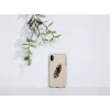 Dėklas iPhone X/XS Indian black – medinis ir polikarbonatinis apsauginis