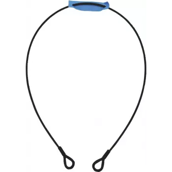 Plieninis trosas EUROLITE 5801049C 1000 x 4 mm juodas su kilpiniu antgaliu
