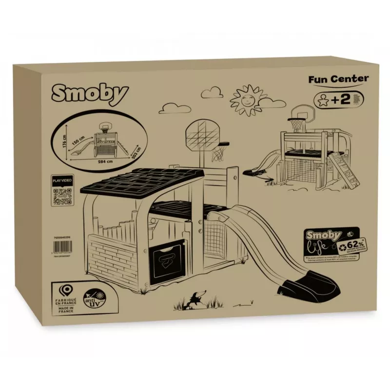 Sodo žaidimų komplektas Smoby 7600840206 Žalias