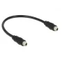 Garso ilginimo kabelis 3,5 mm DeLOCK 85115 0,25 m Juodas