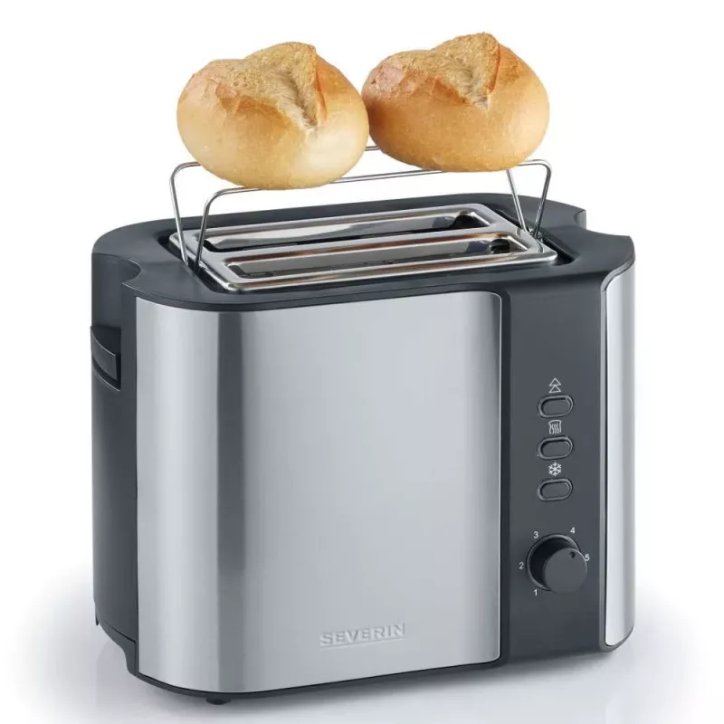 Skrudintuvas Severin 2589 2 griežinėliams 800 W Juodas, Nerūdijantis plienas