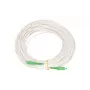 Patchcord SC/APC–SC/APC LSZH Vienmodis Extralink G.657.A1 3mm Simpleksas 30m baltas
