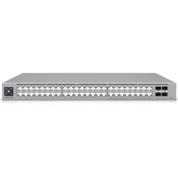 Ubiquiti USW-Pro-Max-48-PoE jungiklis, Etherlighting, 16x RJ45 2.5Gbps, 32x RJ45 1000Mbps, 4x SFP+, L3, 720W PoE