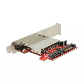 Card Reader DeLOCK 91495 SATA vidinis, CFast/CFast 2.0, juoda/raudona/sidabrinė