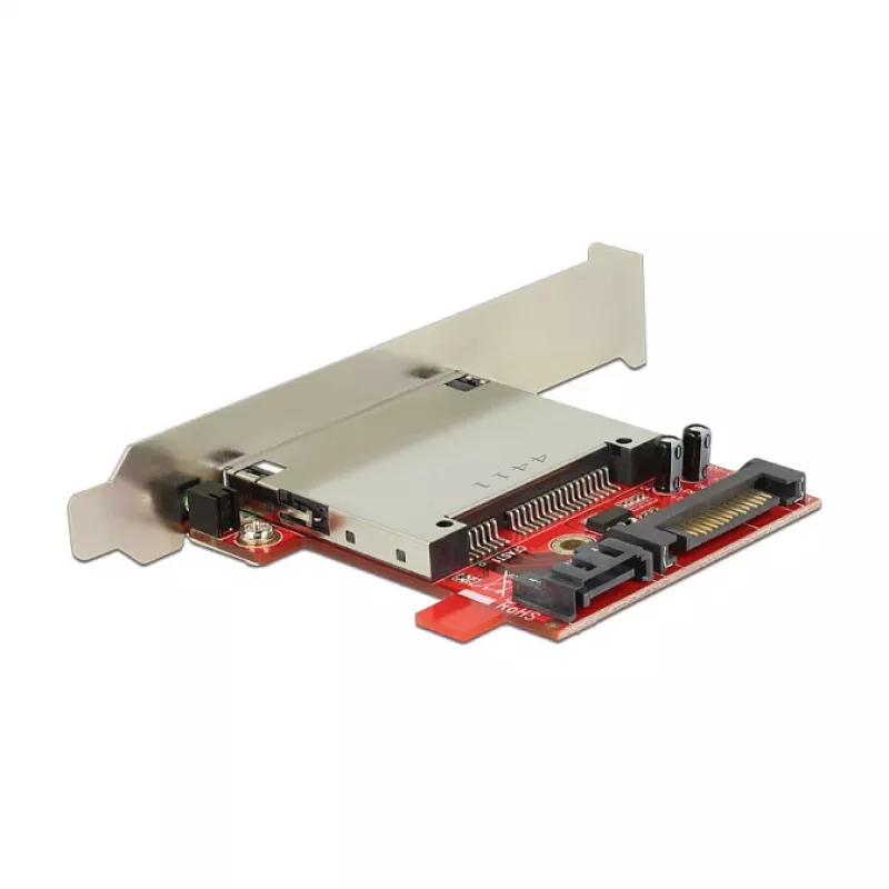 Card Reader DeLOCK 91495 SATA vidinis, CFast/CFast 2.0, juoda/raudona/sidabrinė