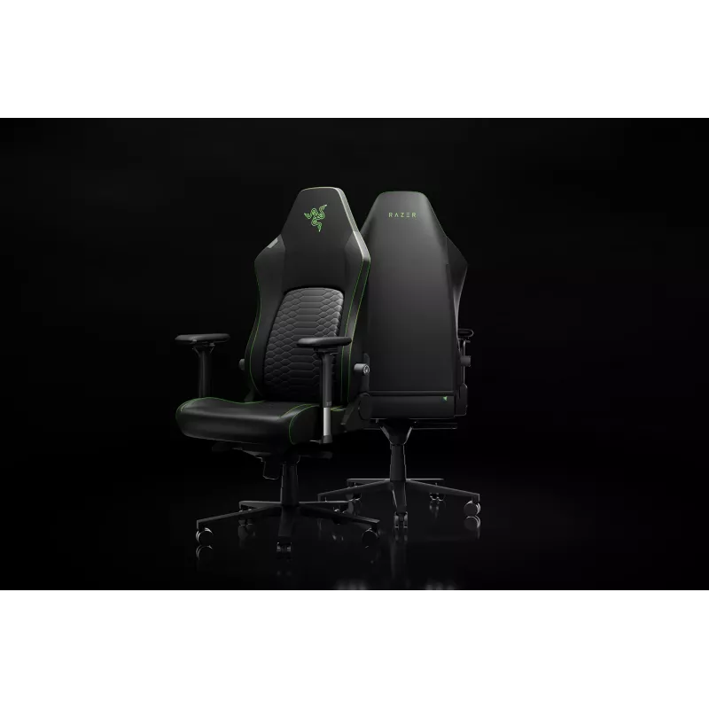 Razer Ergonomic žaidimų kėdė with Breathable Comfort | Iskur V2 NewGen | Juoda/Green