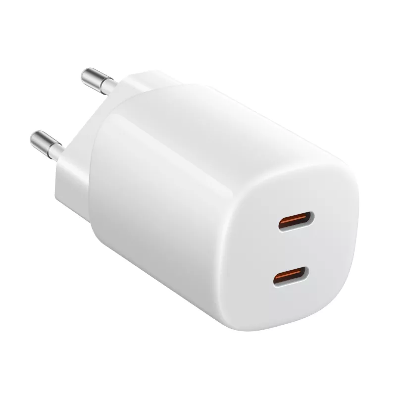 Įkroviklis Xiaomi Nano Turbo 45W Baltas — 2× USB‑C AC vidaus naudojimui išmaniesiems telefonams ir planšetėms