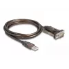 Adapteris USB 2.0 Type-A į RS-232 D-Sub 9 kontaktų kištuką DeLOCK 62646