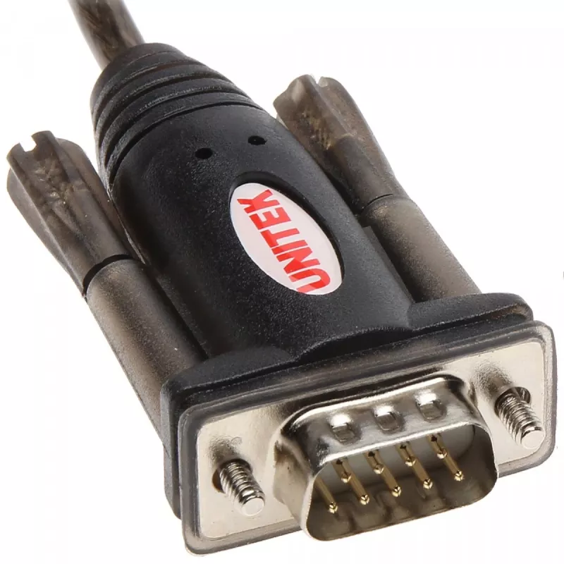 UNITEK Y-105A serijinis kabelis juodas 1,5 m USB-A DB-9