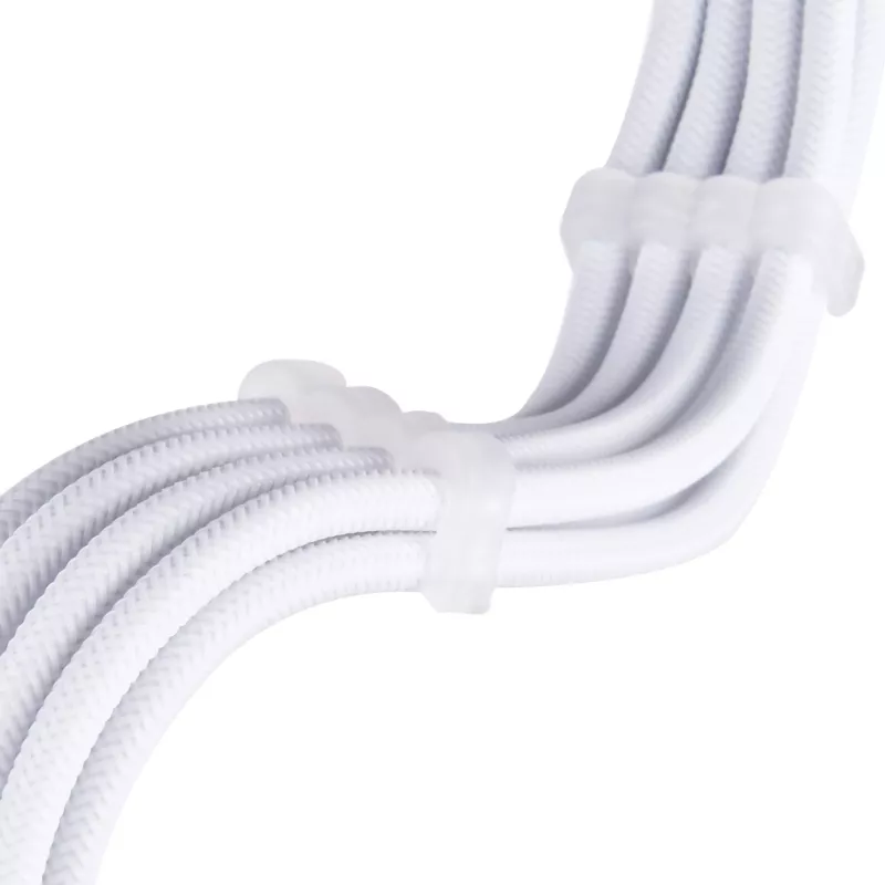 Prailginimo laidas maitinimo šaltiniui SILVERSTONE PCIe 8 kontaktų SST-PP07E-PCI8W-V2 30 cm baltas
