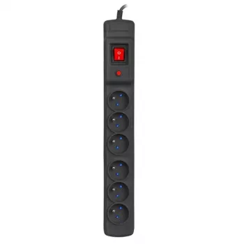 Armac M6/25/CZ maitinimo paskirstymo blokas (PDU) 6 AC lizdai Juoda