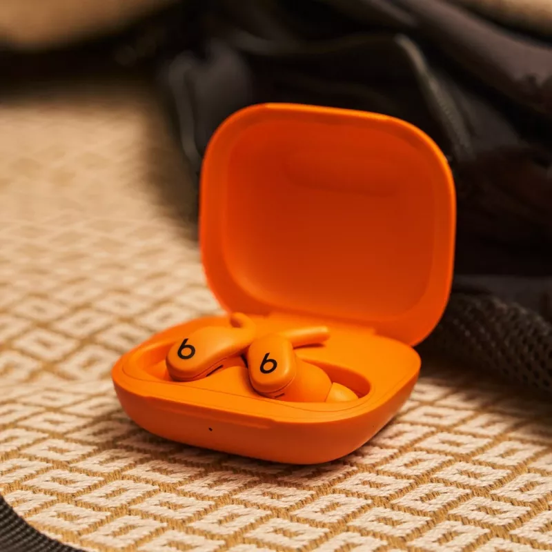 Ausinės belaidės Apple Powerbeats Fit (Spark Orange)