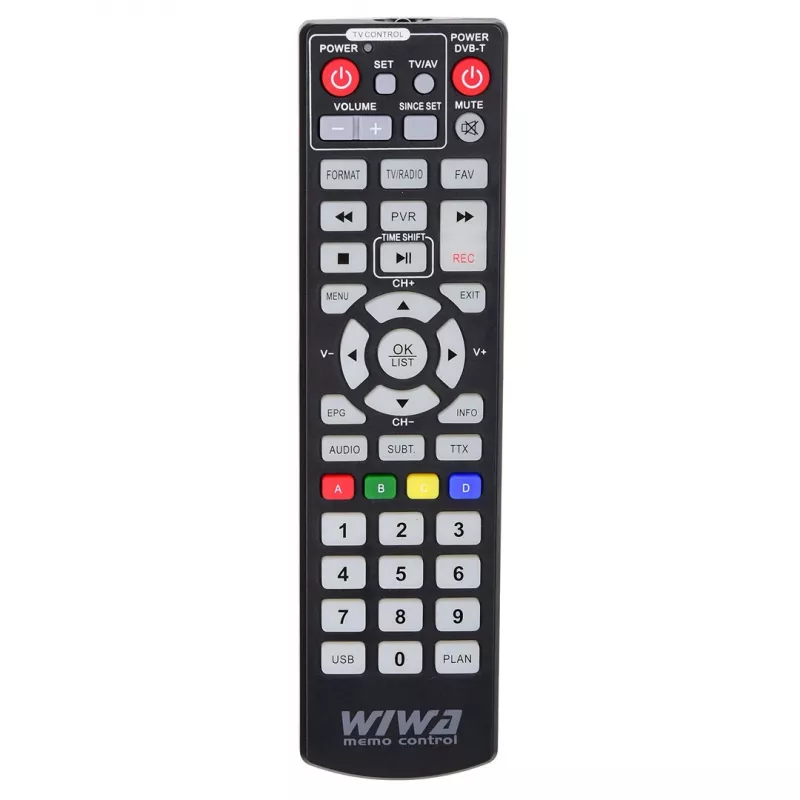 TV imtuvas WIWA H.265 LITE — DVB-T / DVB-T2 imtuvas su H.265 palaikymu, Full HD, HDMI, USB, SCART