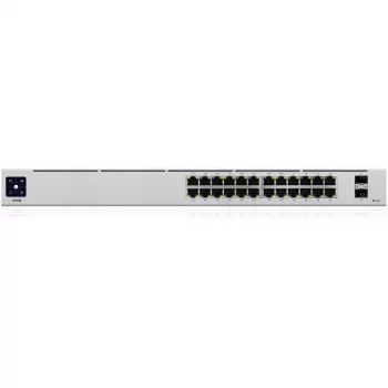 Ubiquiti Networks UniFi USW-24 valdomas L2 Gigabit Ethernet jungiklis (10/100/1000) be PoE, montuojamas į stelažą