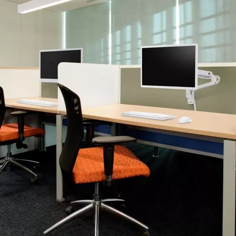 Sieninis monitoriaus laikiklis Ergotron MXV serija MXV 34 coliai baltas