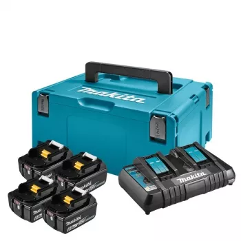 Makita 198091-4 akumuliatoriaus ir įkroviklio rinkinys