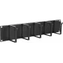Kabelių tvarkymo panelis LOGON RAO105BL Juodas Aliuminis 48,3 cm