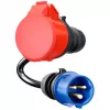 go-e Adapteris Gemini flex 11 kW prie CEE mėlynos 16 A laidas 0,3 m