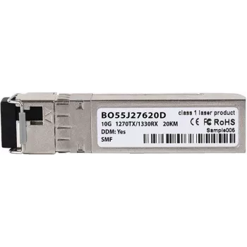 BlueOptics SFP-10G-BX-U-20-DL-BO tinklo siųstuvas-imtuvas, vienmodis SFP+, 10 Gbit/s, 20 km, BIDI